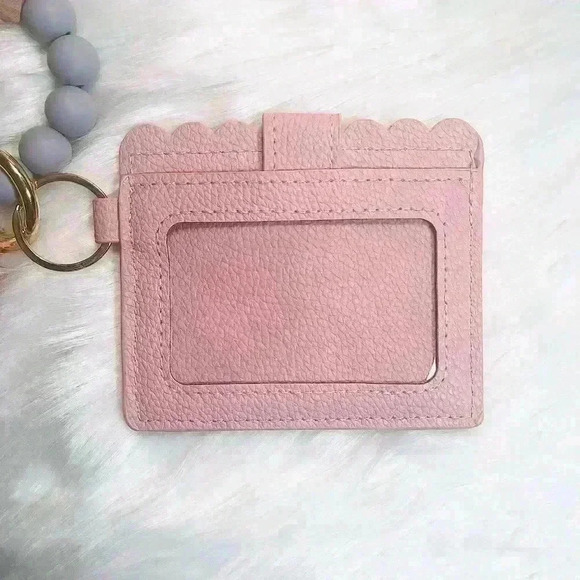 Wristlet Card Wallet Bracelet in Pink - Picture 6 of 6